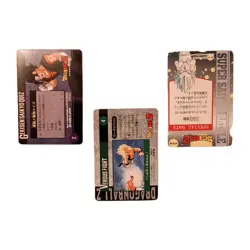 Lot of Vintage Dragon Ball Z Prism Hero Collection Cards #318, #400, #408 - Image 2