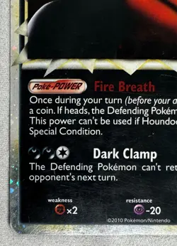 Houndoom PRIME 82/90 Undaunted Holo Rare Pokemon Card | HP | English - Image 4
