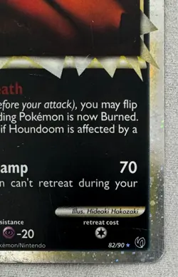 Houndoom PRIME 82/90 Undaunted Holo Rare Pokemon Card | HP | English - Image 5