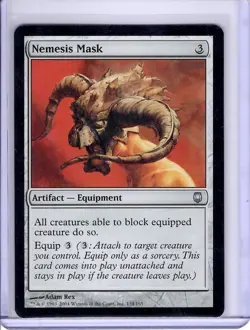 Nemesis Mask #134 Uncommon Darksteel MTG NM - Image 1