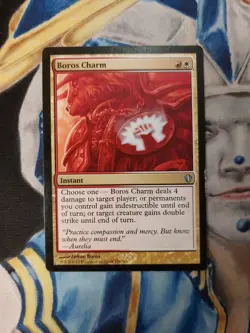 Boros Charm MTG Commander 2013 Uncommon Multi-Color Instant Moderately Played x1 - Image 1