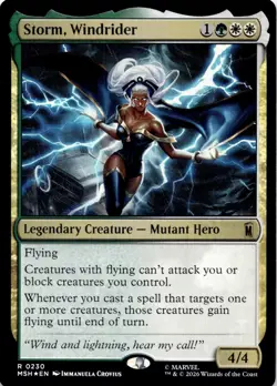 Storm, Windrider (FOIL) 230 Rare Marvel Super Heroes Magic: The Gathering NM - Image 1