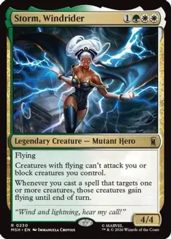 Storm, Windrider (FOIL) 230 Rare Marvel Super Heroes Magic: The Gathering NM - Image 3