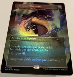 🌟 Lightning Greaves Chancla relampago SPANISH 🌈 FOIL SL NALAC MTG 🌟 - Image 1