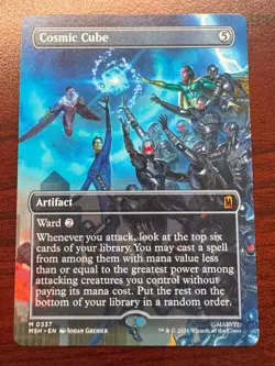 MTG Cosmic Cube (Borderless) (0337) Marvel Super Heroes 337 - NM/M - Image 1