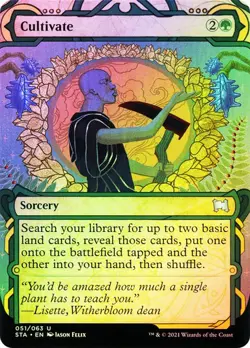 Magic The Gathering MTG CULTIVATE FOIL Mystical Archive NM Near Mint - Image 1