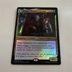 Magic: The Gathering Innistrad: Crimson Vow Foil Edgar, Charmed Groom Transform - Image 1