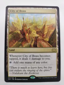 City of Brass mtg Double Masters 2022 2X2 Near Mint NM 321 - Image 1