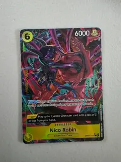 One Piece Card Game Nico Robin OP09-107 Alternate Art Rare - Image 1