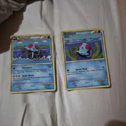 Pokemon Cards Tentacool 80/102 & tentacruel 50/102 HGSS Triumphant Common - Image 1