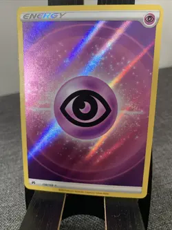 Pokemon TCG Psychic Energy 156/159 Ultra Rare Sword & Shield Crown Zenith Holo - Image 1