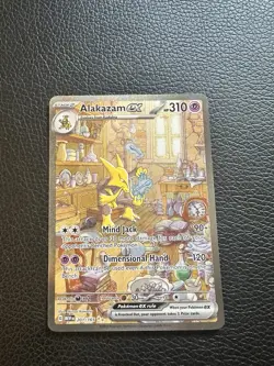 Pokemon Alakazam EX Holo Card 201/165 Scarlet & Violet 151 Stage 2 - Image 1