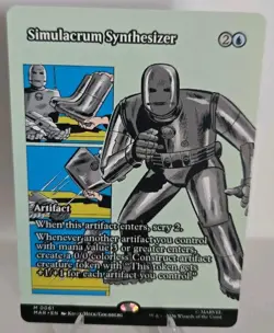 Simulacrum Synthesizer (Borderless) MTG Marvel Universe Eternal-Legal Regular - Image 1