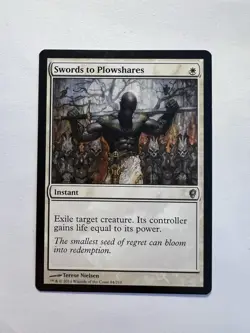 Swords to Plowshares - MTG Conspiracy - NM - Image 1