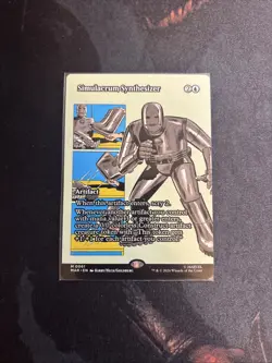 Mtg Simulacrum Synthesizer BORDERLESS Marvel Universe Eternal Legal + Bonus - Image 3