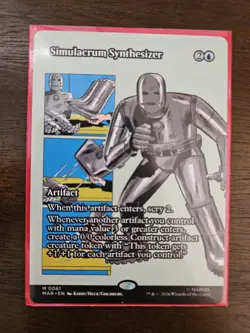 MTG Magic the Gathering Simulacrum Synthesizer (61/100) Marvel Universe NM - Image 1