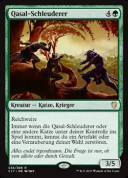 Qasal-Schleuderer / Qasali Slingers - COMMANDER 2017 - deutsch (nm -) Rare - Image 1