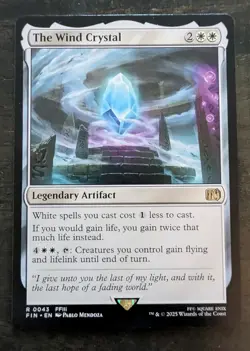 MTG The Wind Crystal - Final Fantasy - Regular Rare NM #43 - Image 1
