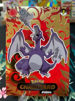 Shadow Charizard #0006 - Gold Holo - Crystal Collection 2024 - Pokemon Card - Image 1