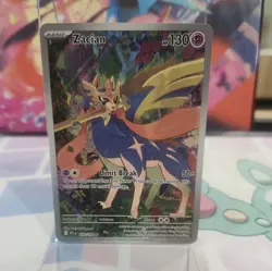 Zacian 100/094 Illustration Rare Phantasmal Flames Pokemon Near Mint - Image 1