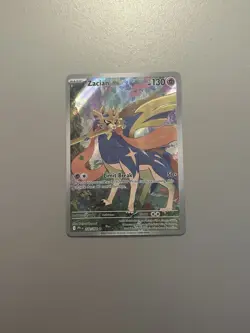 Pokemon TCG Zacian 100/094 Illustration Rare Phantasmal Flames NM/M - Image 2