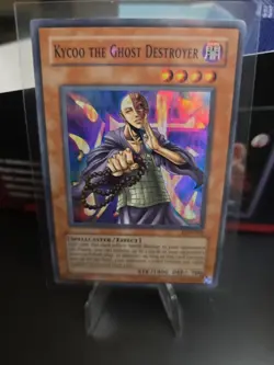 Yugioh TCG Kycoo the Ghost Destroyer SR LON-062 Unlimited MP - Image 1