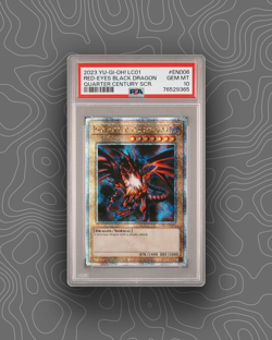 2023 YU-GI-OH! LC01-EN006 RED-EYES BLACK DRAGON QCSR PSA 10 - Image 1