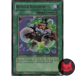 Yugioh Bubble Illusion DP1-EN024 Ultra Rare LP - Image 1