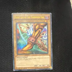Yu-Gi-Oh! TCG Right Leg Forbidden One YGLD-ENA18 Ultra Rare Holo Eng 1st - Image 1