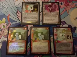 My Little Pony CCG Mixed Lot Of 10 Cards - Image 1