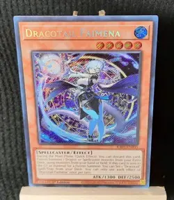 Yu-Gi-Oh! Dracotail Faimena *SECRET RARE* RA05-EN035 1st Edition NM/M - Image 1