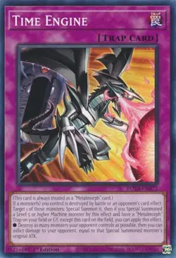 1x Time Engine - 1st Edition NM Eng YuGiOh - Rage of the Abyss - Image 1