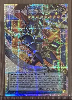 Yugioh CORI-EN028 Black Luster Soldier, Soldier Of Light+Darkness Starlight Rare - Image 1