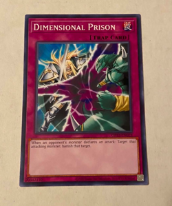 Yugioh DIMENSIONAL PRISON - OP13-EN23 - OTS Tournament Pack 13 Short Print MINT - Image 1
