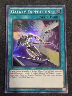 Yugioh Galaxy Expedition OP09-EN010 Super Rare VLP - Image 1
