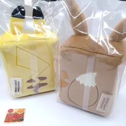 Pokemon Card Game Plush Deck Case Pikachu Eevee Set Japan TCG + three cards - Image 2