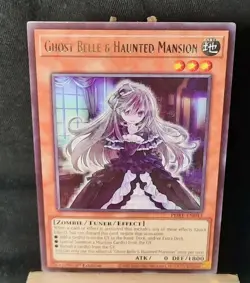 Yu-Gi-Oh! Ghost Belle & Haunted Mansion *RARE* PHRE-EN043 1st Edition NM - Image 1