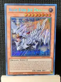 Yu-Gi-Oh! Blue-Eyes Jet Dragon *PRISMATIC SECRET RARE* MP23-EN004 1st Edition LP - Image 1
