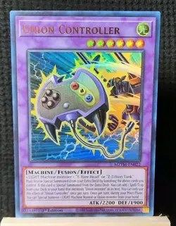 Yu-Gi-Oh! Union Controller *ULTRA RARE* MZTM-EN022 1st Edition LP - Image 1