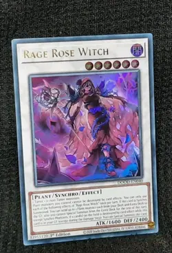 Yu-Gi-Oh! Rage Rose Witch *ULTRA RARE* DOOD-EN040 1st Edition NM/M - Image 1