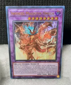 Yu-Gi-Oh! Invoked Magistus Omega *ULTRA RARE* BPRO-EN100 1st Edition NM - Image 1