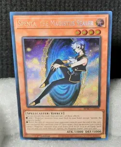 Yu-Gi-Oh! Spenta, the Magistus Sealer *SECRET RARE* BPRO-EN098 1st Edition NM - Image 1