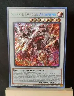 Yu-Gi-Oh! Scarred Dragon Archfiend *SECRET RARE* RA05-EN044 1st Edition NM/M - Image 1