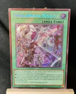 Yu-Gi-Oh! Stellarnova Binding *SECRET RARE* BLGG-EN020 1st Edition NM - Image 1