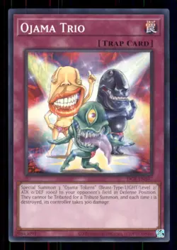 Ojama Trio DCR-EN047 Dark Crisis (25th Anniversary) Yu-Gi-Oh Unlimited NM - Image 1