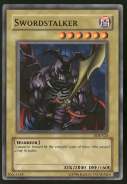 Swordstalker SDK-025 Common / Short Print Starter Deck: Kaiba Yu-Gi-Oh LP - Image 1