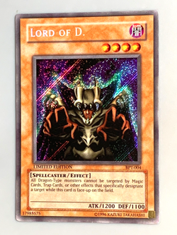yugioh Lord of D. BPT-004 Secret Rare Limited Lightly Played - Image 3