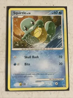 Squirtle Common 96/127 Platinum Base Set Pokemon Card - Image 1