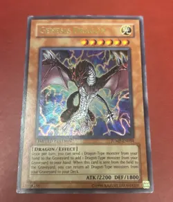 Yugioh - Genesis Dragon JUMP-EN034 Shonen Jump Limited Edition ULTRA LP X1 - Image 1