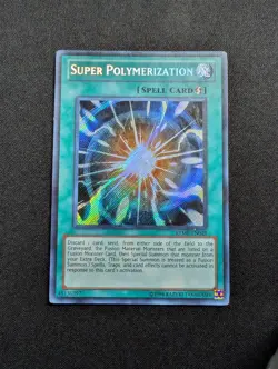 Yugioh - Super Polymerization RYMP-EN029 Unlimited Secret Rare HP - Image 1